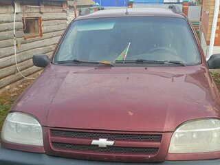 2003 Chevrolet Niva I, красный, 150000 рублей, вид 1