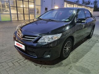 2010 Toyota Corolla X (E140, E150) Рестайлинг, чёрный, 1140000 рублей, вид 1