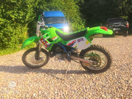1996 Kawasaki KDX 250, зелёный, 350000 рублей, вид 3