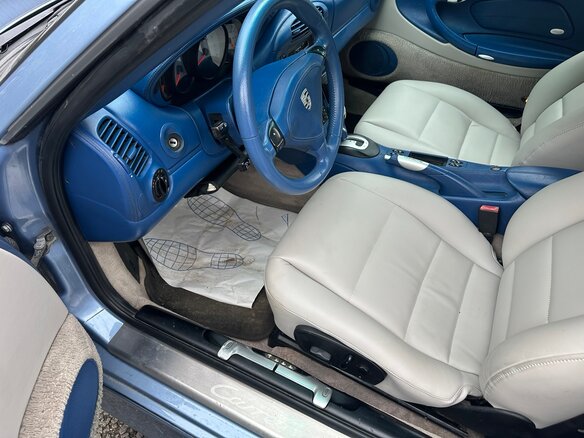 1999 Porsche 911 Carrera 4 V (996), голубой, 3900000 рублей - вид 23