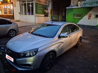 2018 Lada (ВАЗ) Vesta CNG I, серебристый, 770000 рублей, вид 2