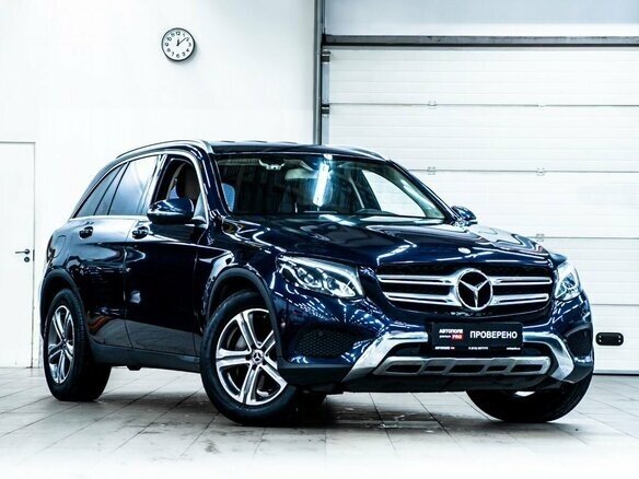 2017 Mercedes-Benz GLC 250 I (X253), синий, 2985000 рублей - вид 1