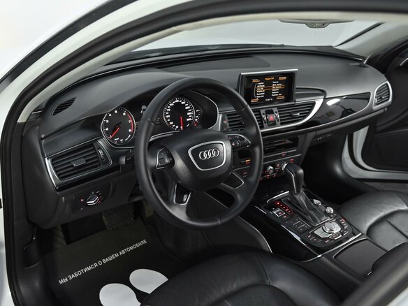 2015 Audi A6 IV (C7) Рестайлинг, белый, 1705000 рублей - вид 5