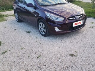 2012 Hyundai Solaris I, фиолетовый, 760000 рублей, вид 1