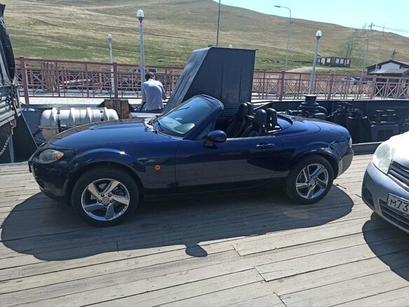 2008 Mazda MX-5 Hard Top III (NC), синий, 1690000 рублей - вид 3