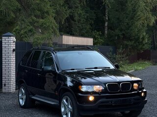 2002 BMW X5 3.0i I (E53), чёрный, 1500000 рублей, вид 2