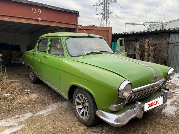 1959 ГАЗ 21 «Волга» 21В, зелёный, 400000 рублей