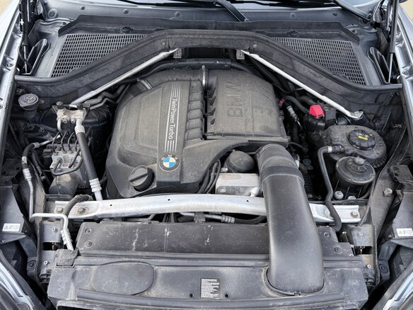 2011 BMW X5 35i II (E70) Рестайлинг, серый - вид 12
