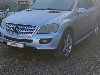 2008 Mercedes-Benz M-Класс 350 II (W164) Рестайлинг, серебристый, 1150000 рублей, вид 4