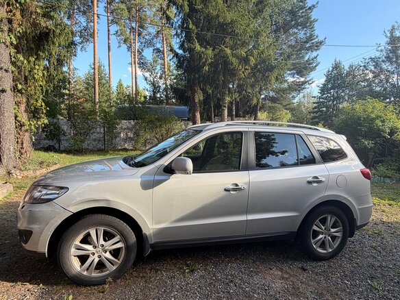 2010 Hyundai Santa Fe II Рестайлинг, серый - вид 8