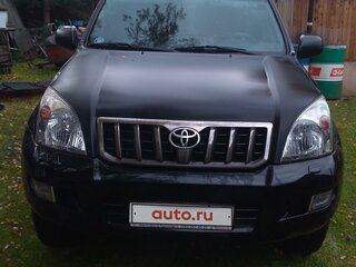 2008 Toyota Land Cruiser Prado 4-speed 120 Series Рестайлинг, чёрный, 2950000 рублей, вид 4