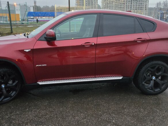 2008 BMW X6 35i 6-speed I (E71), пурпурный, 1525000 рублей - вид 7
