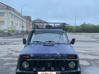 1999 Lada (ВАЗ) 2121 (4x4) Фора I Рестайлинг, синий, 300000 рублей, вид 1