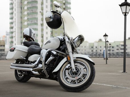 2004 Yamaha XV 1700 Road Star, белый, 520000 рублей, вид 1