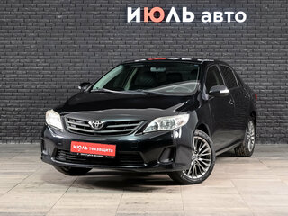 2013 Toyota Corolla X (E140, E150) Рестайлинг, чёрный, 999000 рублей, вид 1
