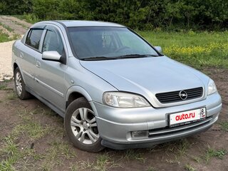 2003 Opel Astra G, серебристый, 400000 рублей, вид 2