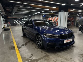 2017 BMW 5 серии 530i xDrive VII (G30/G31/G38), синий, 3900000 рублей, вид 2