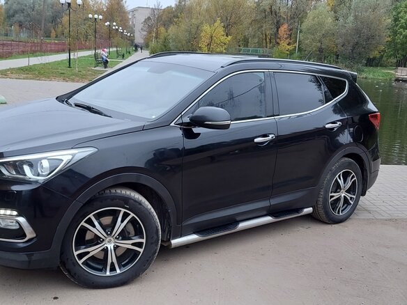 2015 Hyundai Santa Fe III Рестайлинг, чёрный, 1950000 рублей