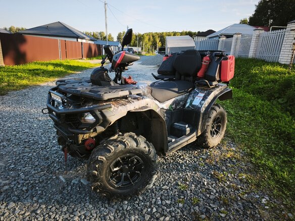 2025 CFMoto CFORCE 520 L, зелёный - вид 9
