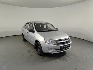 2014 Lada (ВАЗ) Granta I, серебристый, 259500 рублей, вид 3