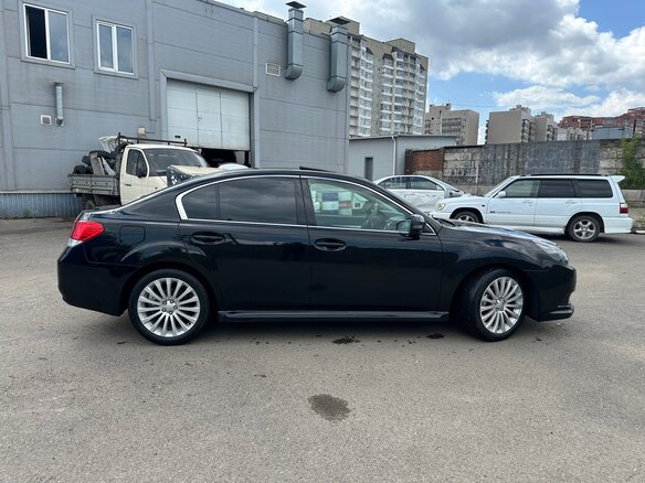 2010 Subaru Legacy V, чёрный, 1090000 рублей - вид 4