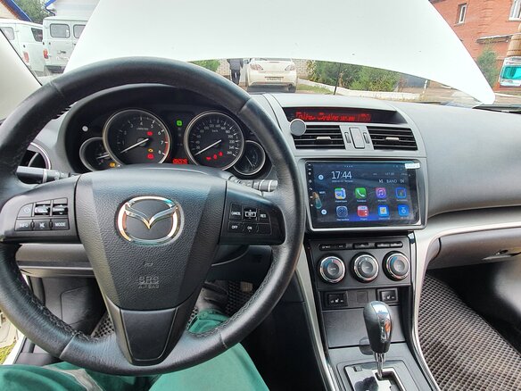 2010 Mazda 6 II (GH) Рестайлинг, белый, 970000 рублей - вид 8