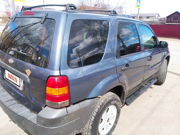 2005 Ford Escape I Рестайлинг, синий - вид 2