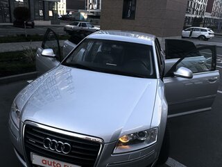 2007 Audi A8 Long II (D3) Рестайлинг 2, серебристый, 1100000 рублей, вид 4