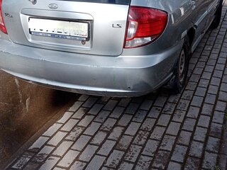 2004 Kia Rio I Рестайлинг, серебристый, 520000 рублей, вид 2