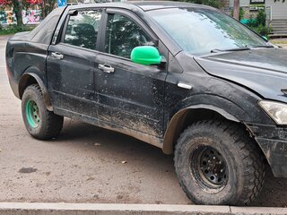 2007 SsangYong Actyon Sports I, чёрный, 400000 рублей, вид 4