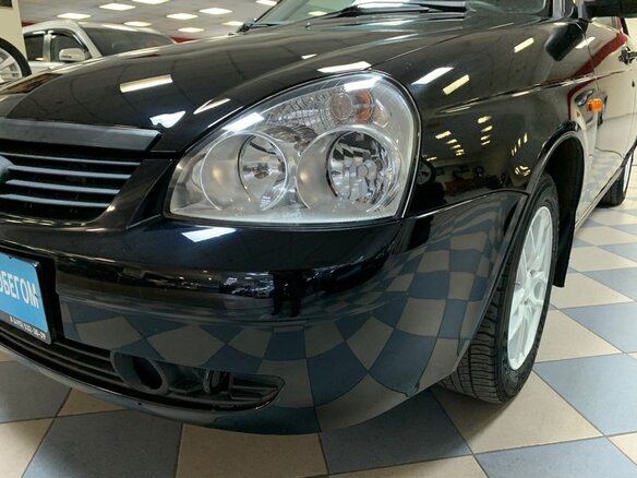 2012 Lada (ВАЗ) Priora I, чёрный - вид 6