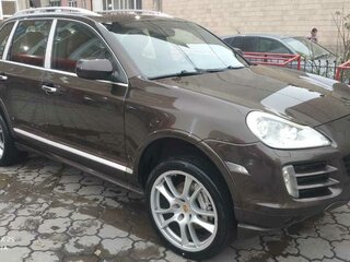 2008 Porsche Cayenne S I Рестайлинг (957), коричневый, 1700000 рублей, вид 2