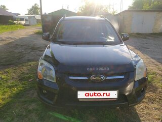2009 Kia Sportage II Рестайлинг, чёрный, 850000 рублей, вид 1