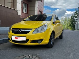 2007 Opel Corsa D, жёлтый, 470000 рублей, вид 1