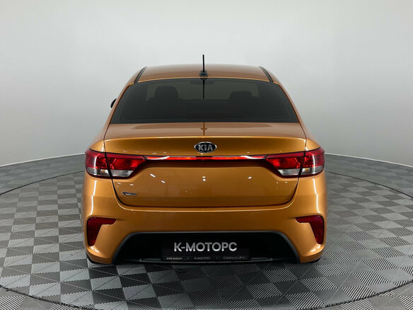 2019 Kia Rio IV, оранжевый, 1420000 рублей - вид 5