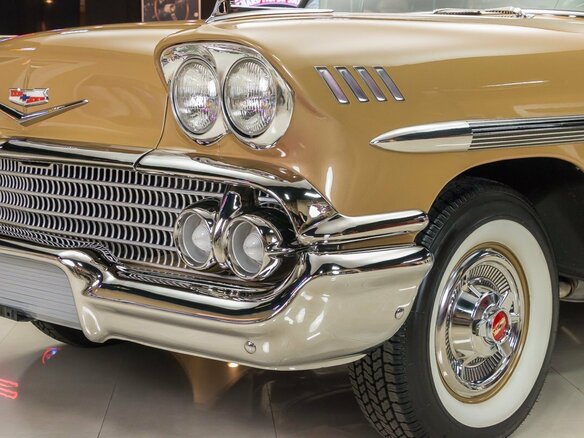 1958 Chevrolet Impala II, коричневый - вид 5