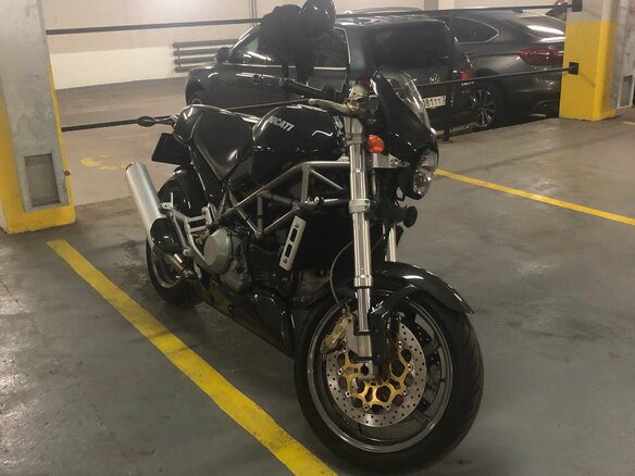 2001 Ducati Monster S4, чёрный - вид 5