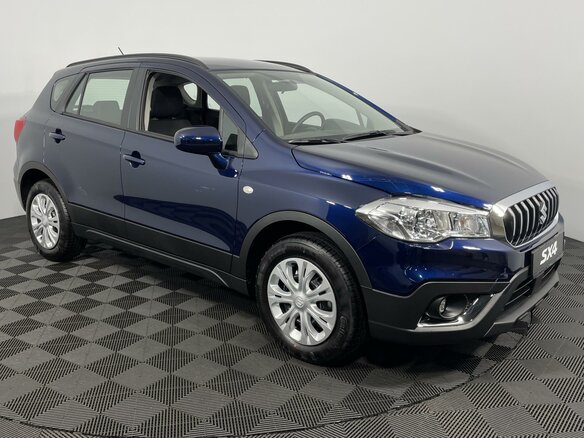 2021 Suzuki SX4 II (S-Cross) Рестайлинг, синий - вид 3