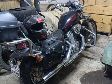 1995 Honda Steed 600, красный, 350000 рублей, вид 1