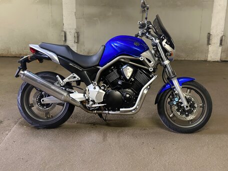 2003 Yamaha BT1100 Bulldog, синий, 500000 рублей, вид 2