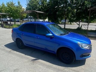 2020 Lada (ВАЗ) Granta I Рестайлинг, синий, 830000 рублей, вид 2
