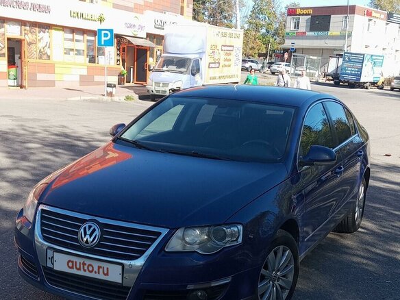 2008 Volkswagen Passat B6, синий, 800000 рублей