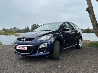 2011 Mazda CX-7 I Рестайлинг, синий, 850000 рублей, вид 2