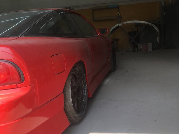 1993 Nissan 200SX S13, красный - вид 6