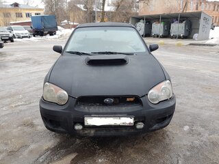 2005 Subaru Impreza WRX II Рестайлинг 1, чёрный, 650000 рублей, вид 2
