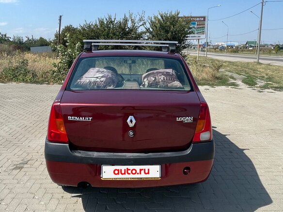 2009 Renault Logan I, красный, 380000 рублей - вид 2