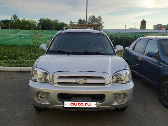 2004 Hyundai Santa Fe I, серебристый, 700000 рублей - вид 1