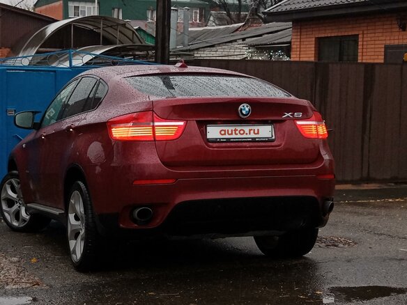 2008 BMW X6 35i 6-speed I (E71), красный, 1650000 рублей - вид 8