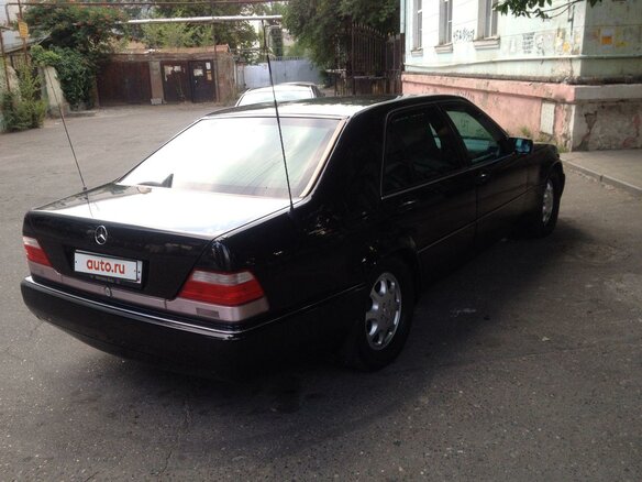 1996 Mercedes-Benz S-Класс 600 III (W140) Рестайлинг, чёрный, 9700000 рублей - вид 1