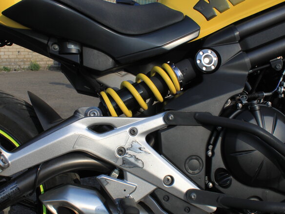 2012 Kawasaki ER-6N, жёлтый, 380000 рублей - вид 12
